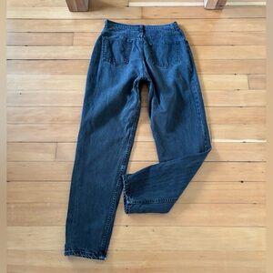 Vintage 90s Wrangler for Women washed black mom fit jeans made in USA